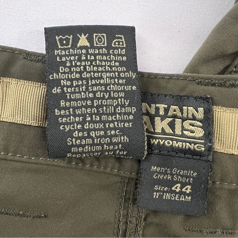 🌷SPRING CLEANING 🌷Mountain Khakis Men’s Cargo Shirts - Green/tan - Size 44 - Picture 10 of 10